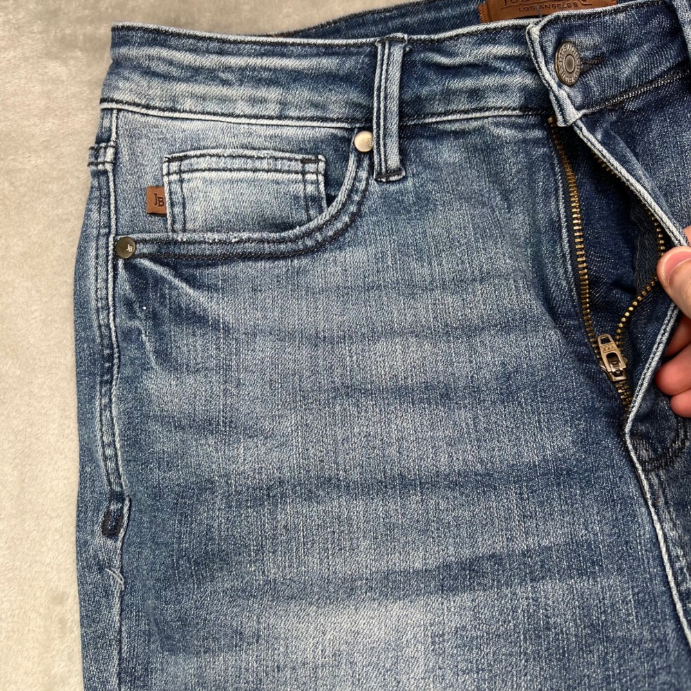 Judy Blue Skinny Fit Jeans Womens 9/29 Blue Medium Wash Stretch Denim - Picture 4 of 14
